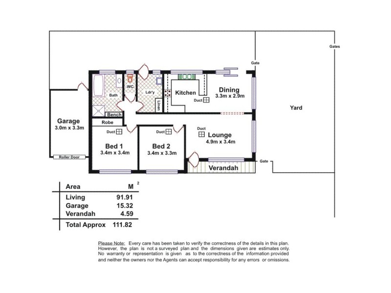 3/71 Fletcher Road, Birkenhead SA 5015 Floorplan