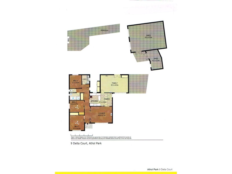 9 Delta Court, Athol Park SA 5012 Floorplan