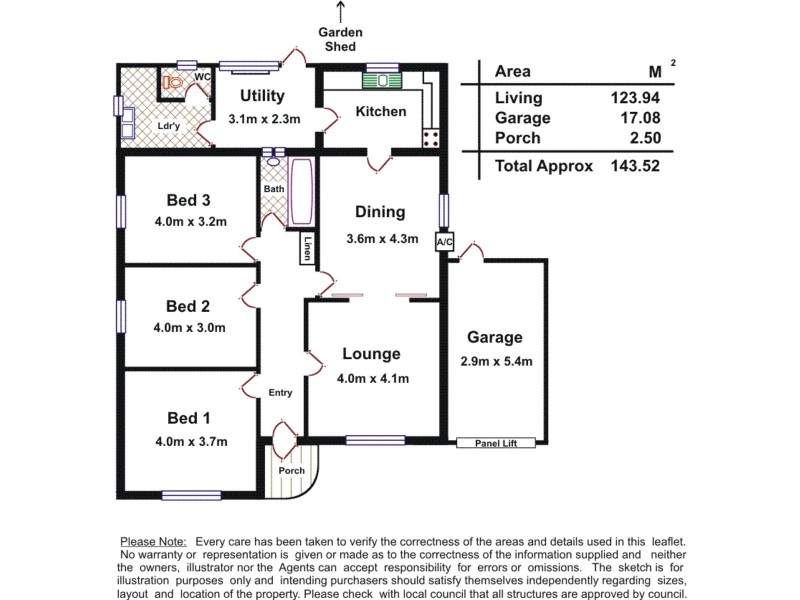 86 Edward Street, Ottoway SA 5013 Floorplan