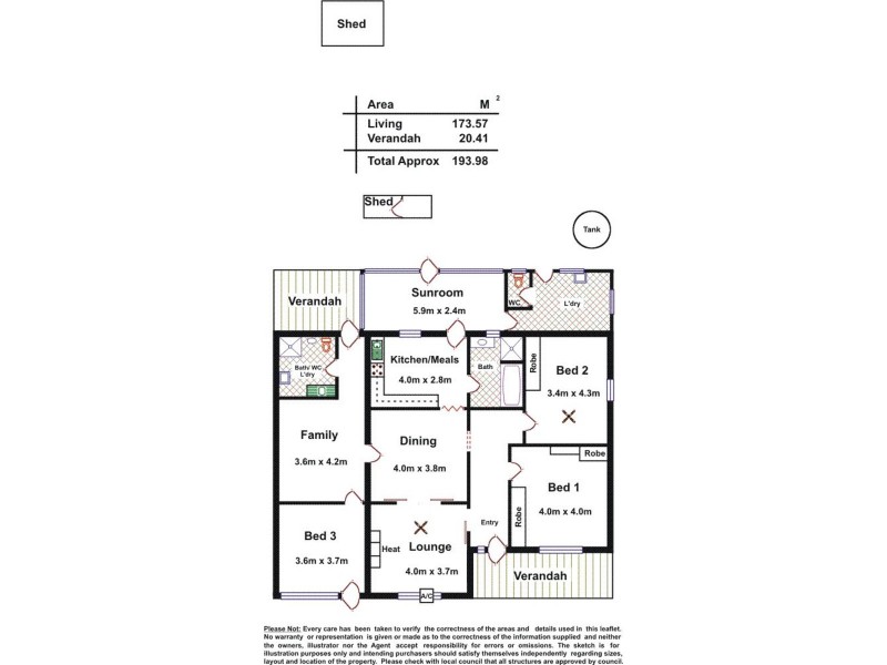 175 Grand Junction Road, Ottoway SA 5013 Floorplan