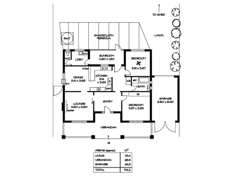 133 May Terrace, Ottoway SA 5013 Floorplan