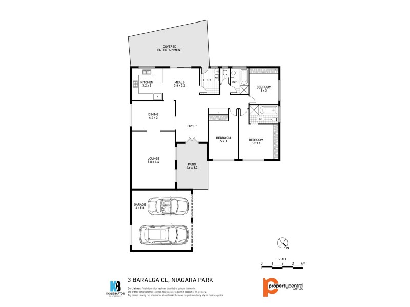 3 Baralga Close, Niagara Park NSW 2250 Floorplan