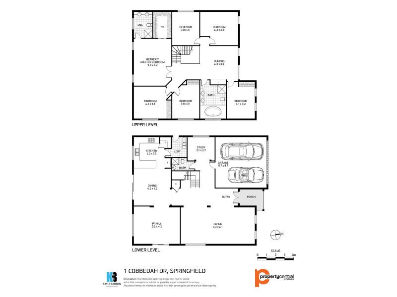 1 Cobbedah Drive, Springfield NSW 2250 Floorplan