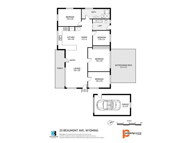 20 Beaumont Avenue, Wyoming NSW 2250 Floorplan