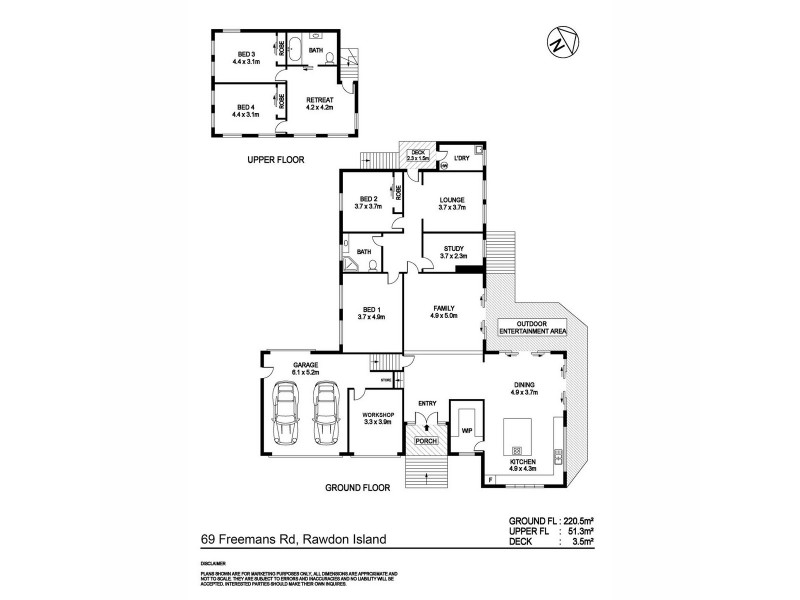 69 Freemans Road, Rawdon Island NSW 2446 Floorplan