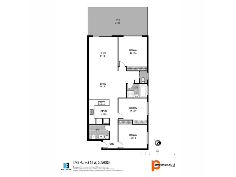 3/85-87 Faunce Street West, Gosford NSW 2250 Floorplan