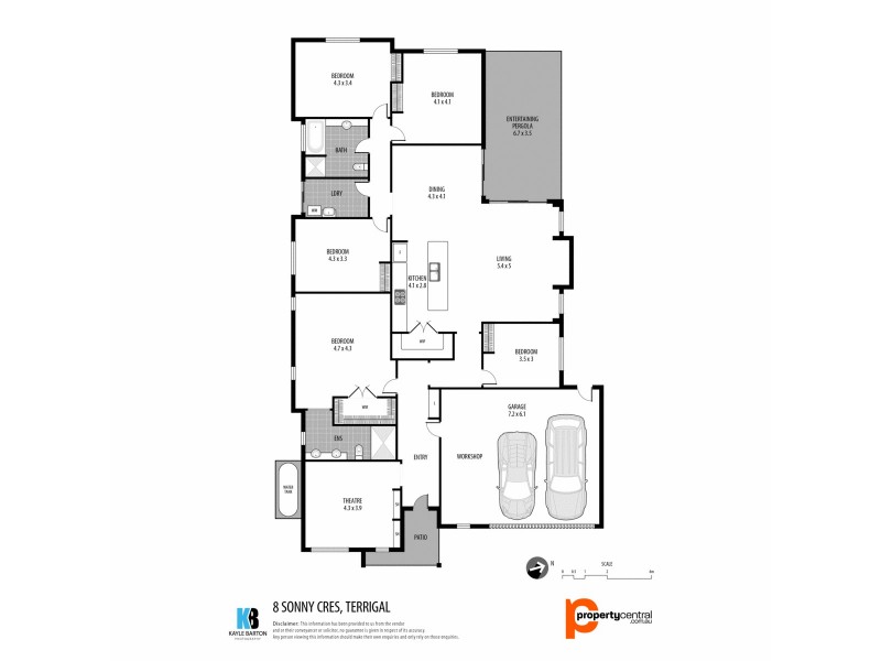 8 Sonny Crescent, Terrigal NSW 2260 Floorplan