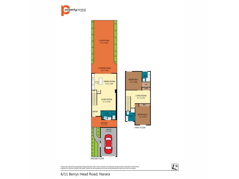6/11 Berrys Head Road, Narara NSW 2250 Floorplan