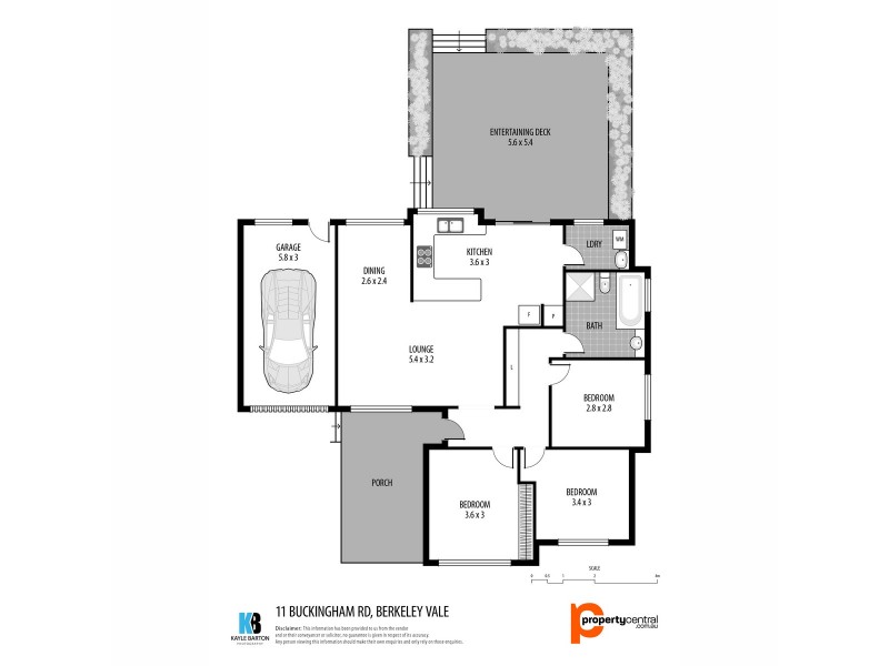 11 Buckingham Road, Berkeley Vale NSW 2261 Floorplan