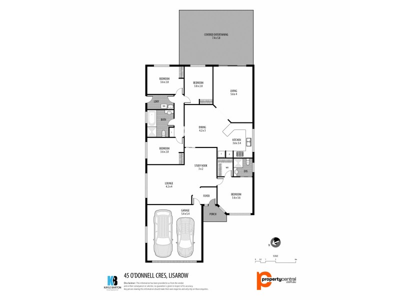 45 O’Donnell Crescent, Lisarow NSW 2250 Floorplan