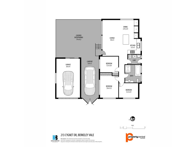 213 Cygnet Drive, Berkeley Vale NSW 2261 Floorplan