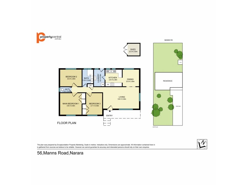 56 Manns Road, Narara NSW 2250 Floorplan