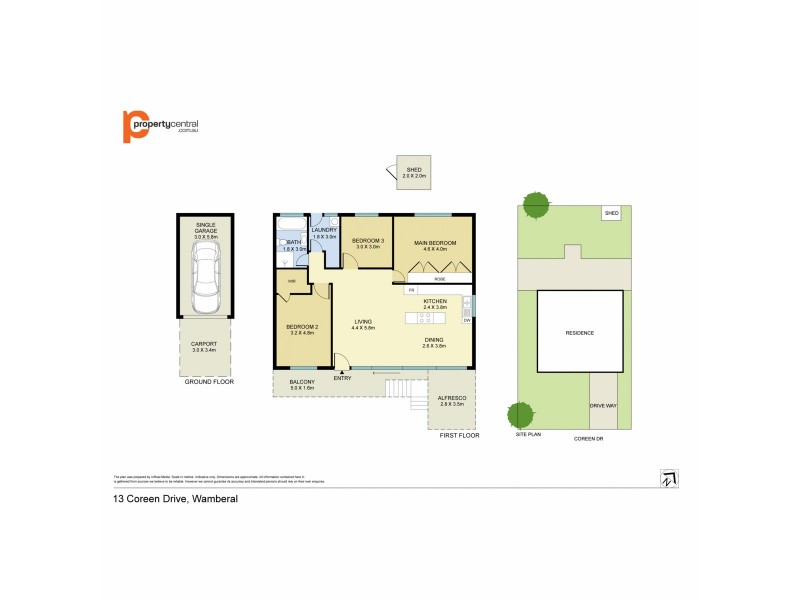 13 Coreen Drive, Wamberal NSW 2260 Floorplan