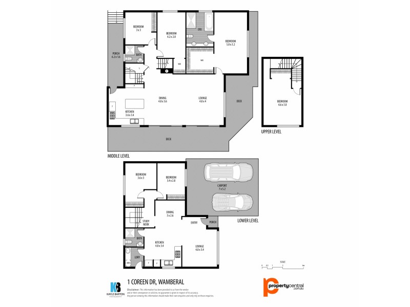 1 Coreen Drive, Wamberal NSW 2260 Floorplan