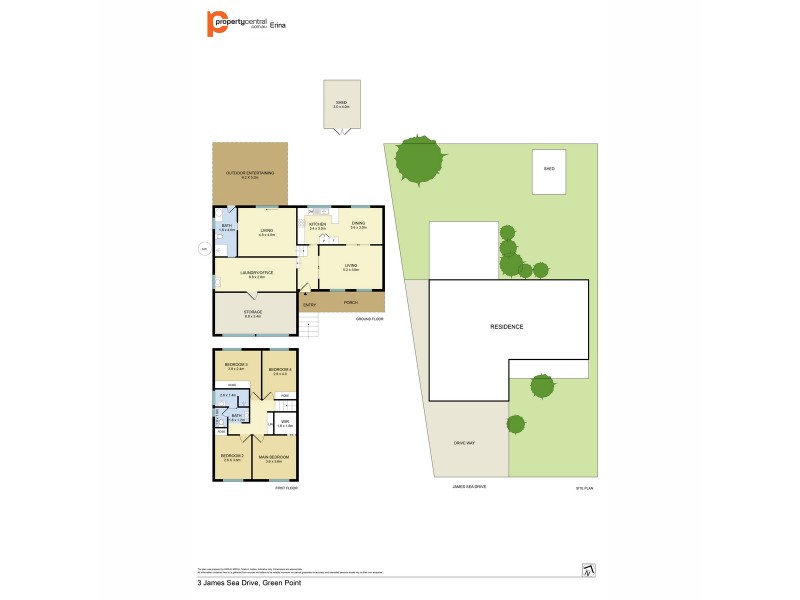 3 James Sea Drive, Green Point NSW 2251 Floorplan