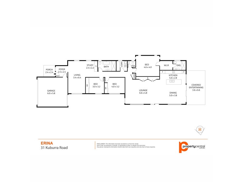 31 Kuburra Road, Erina NSW 2250 Floorplan