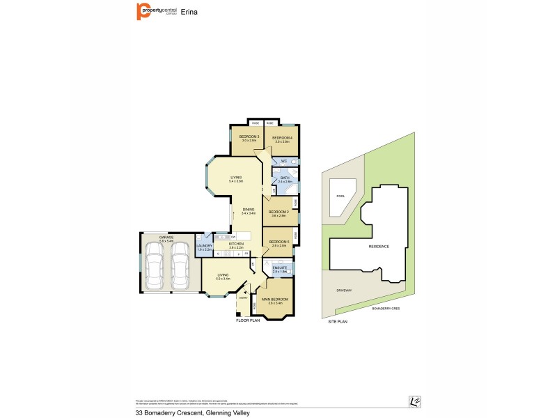 33 Bomaderry Crescent, Glenning Valley NSW 2261 Floorplan