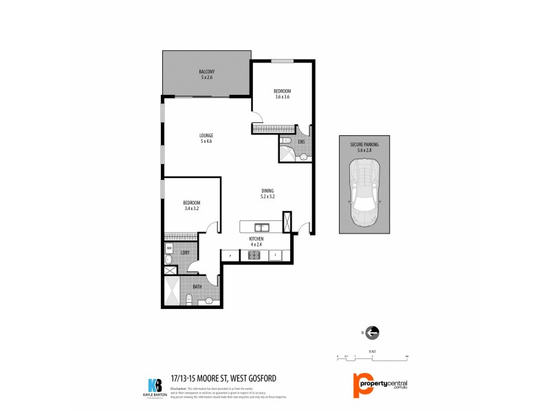 17/13-15 Moore Street, West Gosford NSW 2250 Floorplan