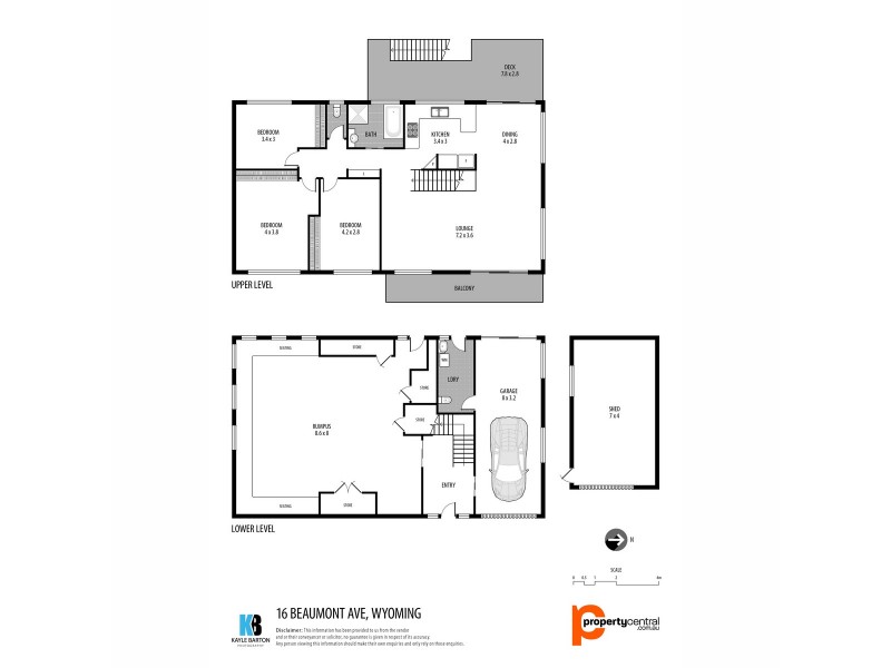 16 Beaumont Avenue, Wyoming NSW 2250 Floorplan
