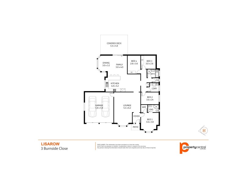 3 Burnside Close, Lisarow NSW 2250 Floorplan