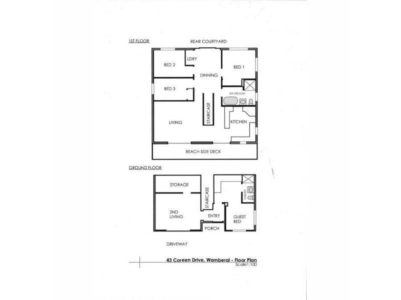 43 Coreen Drive, Wamberal NSW 2260 Floorplan