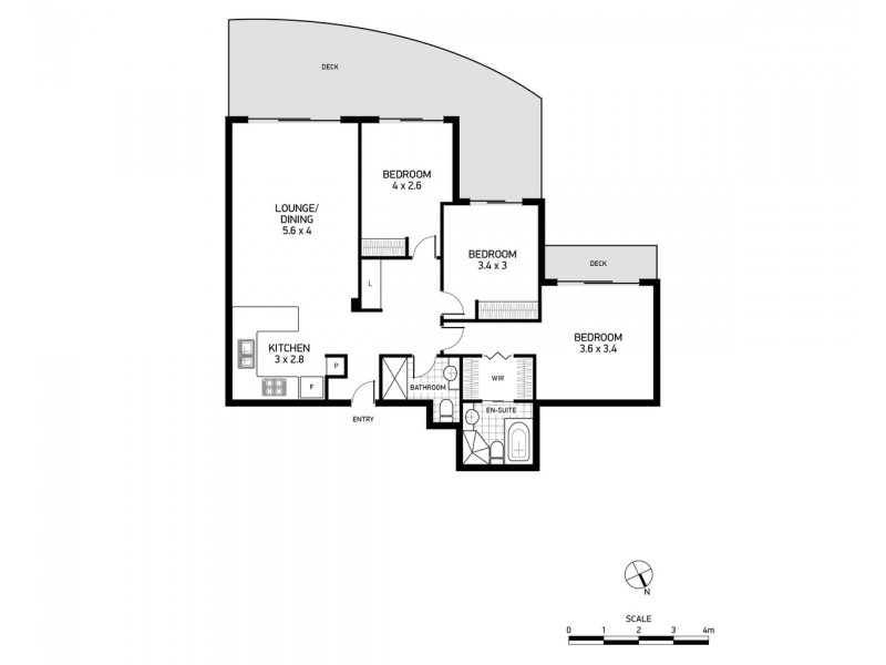 252/80 John Whiteway Drive, Gosford NSW 2250 Floorplan