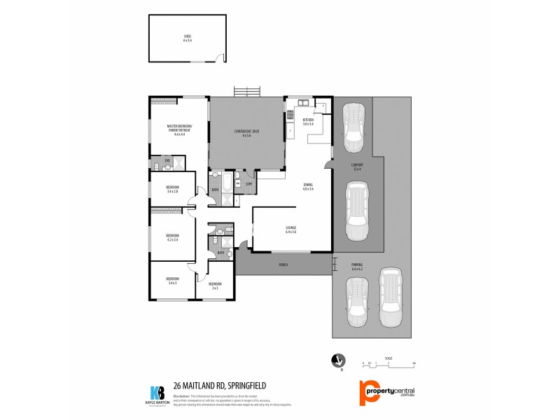 26 Maitland Road, Springfield NSW 2250 Floorplan