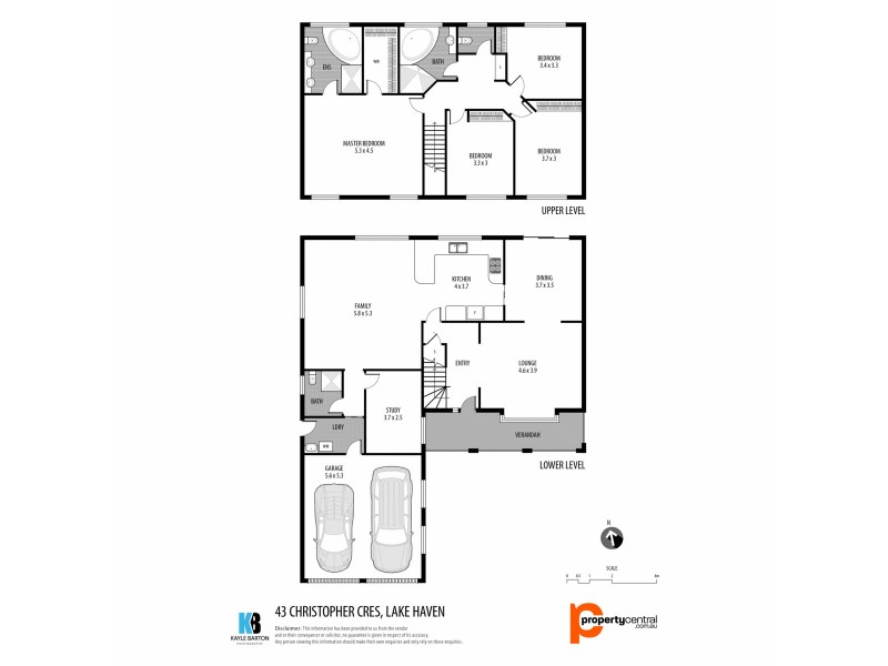 43 Christopher Crescent, Lake Haven NSW 2263 Floorplan