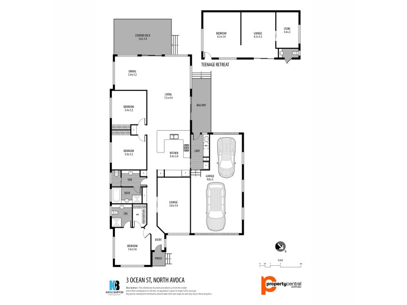 3 Ocean Street, North Avoca NSW 2260 Floorplan