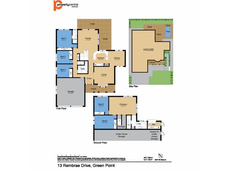 13 Rembrae Drive, Green Point NSW 2251 Floorplan