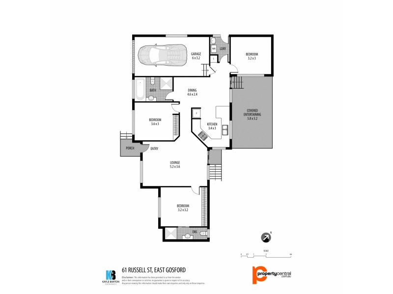 61 Russell Street, East Gosford NSW 2250 Floorplan
