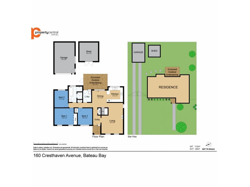 160 Cresthaven Avenue, Bateau Bay NSW 2261 Floorplan