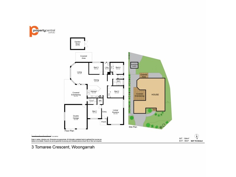 3 Tomaree Crescent, Woongarrah NSW 2259 Floorplan
