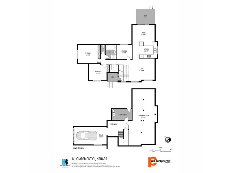 1/1 Claremont Close, Narara NSW 2250 Floorplan