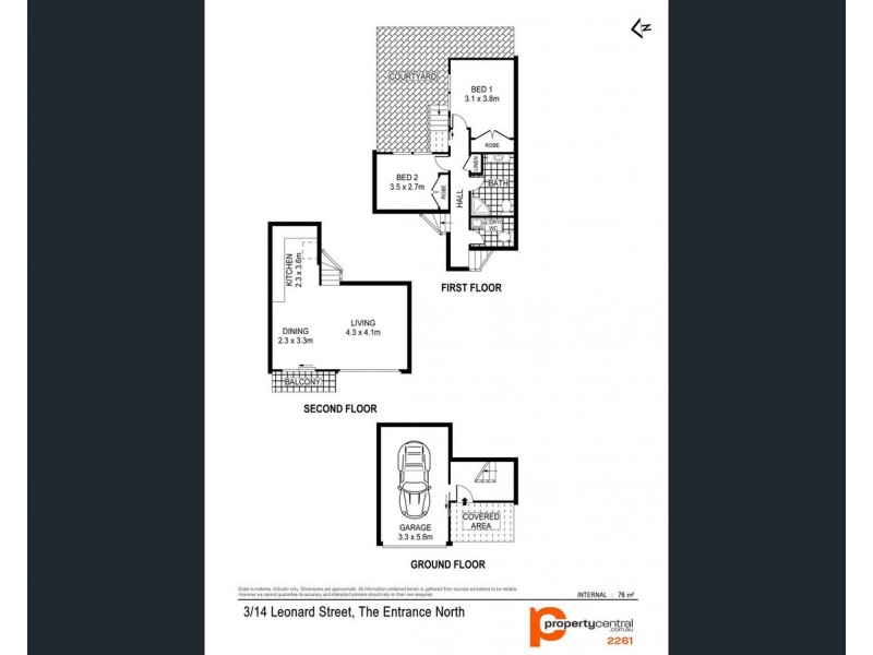 3/14 Leonard Street, The Entrance North NSW 2261