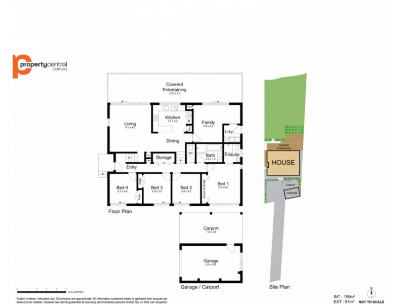 1 Karthina Crescent, Wyongah NSW 2259 Floorplan