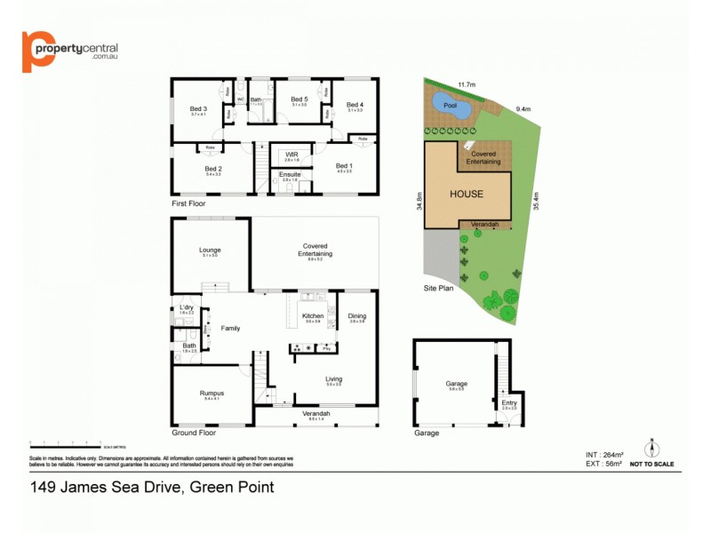 149 James Sea Drive, Green Point NSW 2251 Floorplan