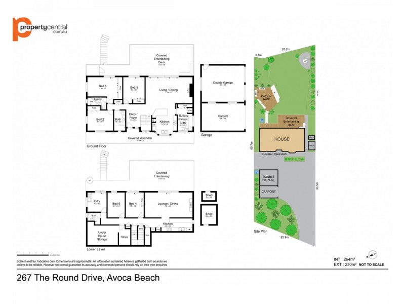 267 The Round Drive, Avoca Beach NSW 2251 Floorplan