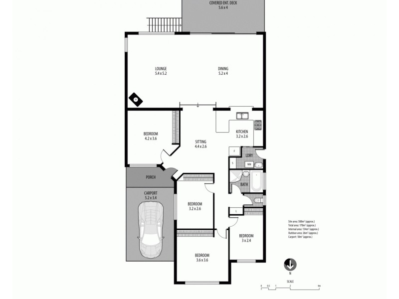 80 Karwin Avenue, Springfield NSW 2250 Floorplan
