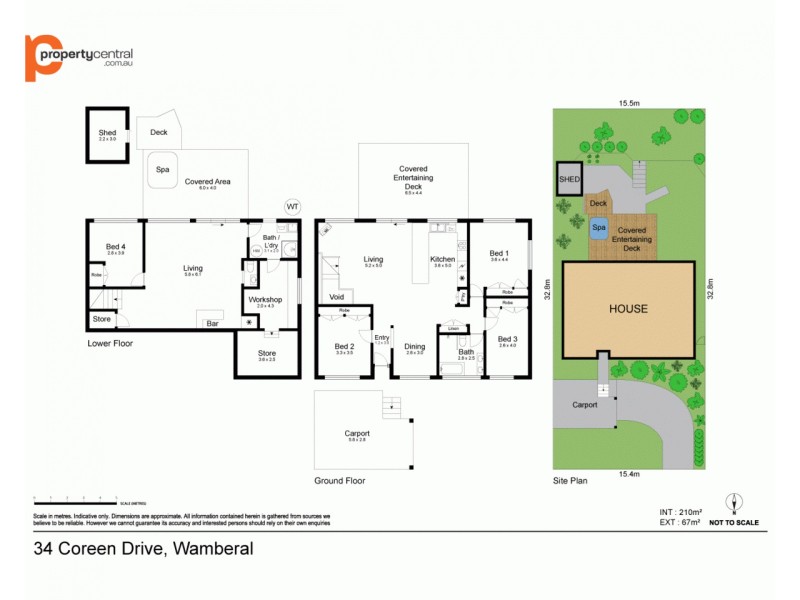 34 Coreen Drive, Wamberal NSW 2260 Floorplan