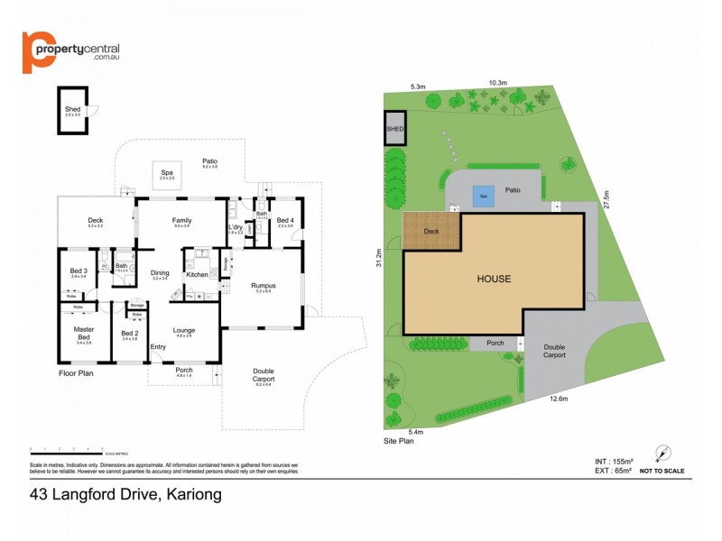 43 Langford Drive, Kariong NSW 2250 Floorplan