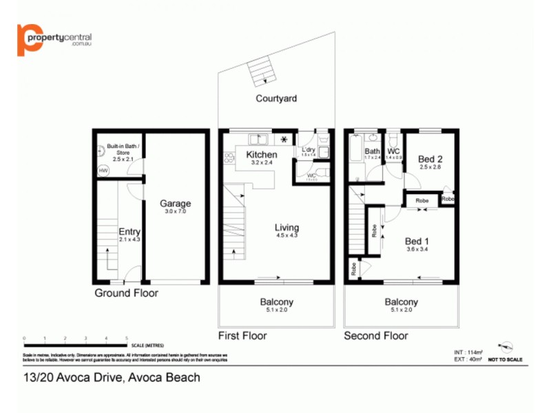 13/20 Avoca Drive, Avoca Beach NSW 2251 Floorplan