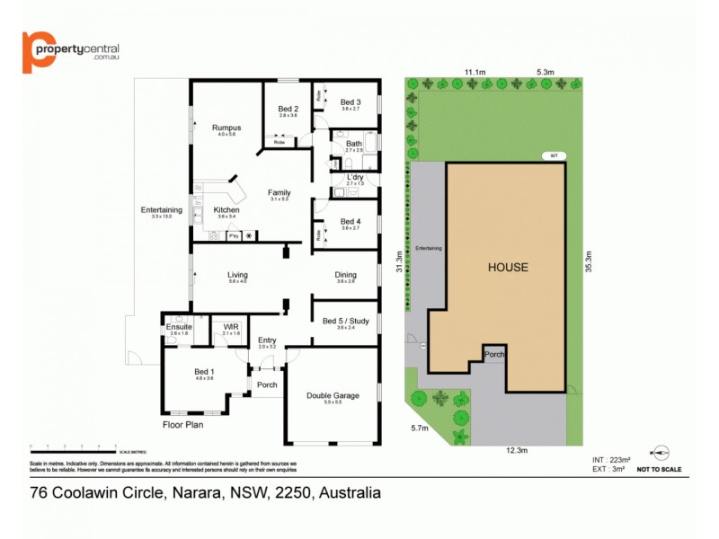 76 Coolawin Circle, Narara NSW 2250 Floorplan