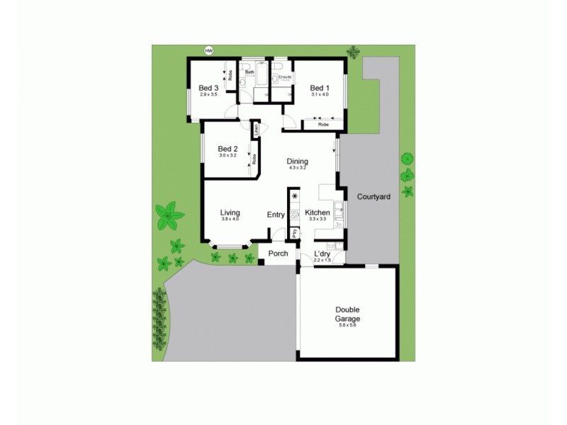 2/85 Paton Street, Woy Woy NSW 2256 Floorplan