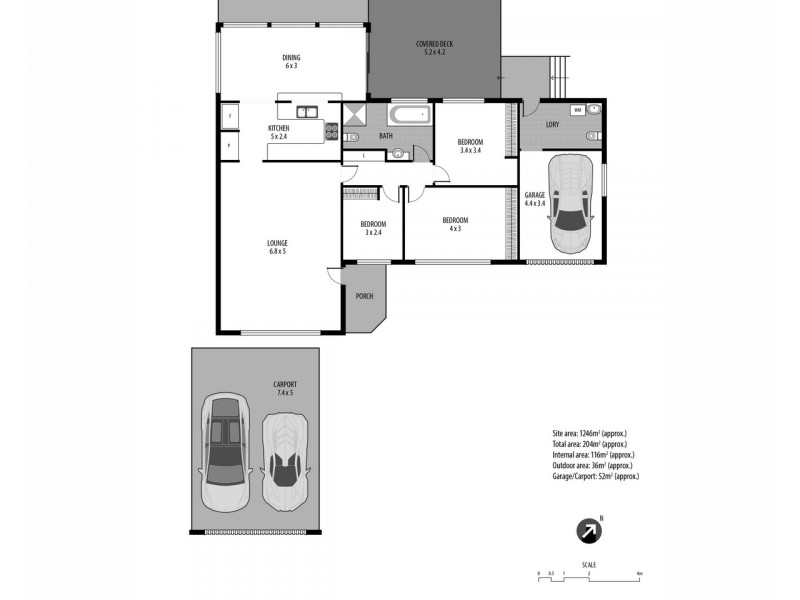 3 South Crescent, North Gosford NSW 2250 Floorplan