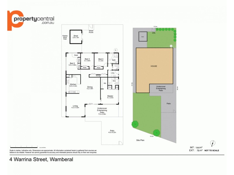 4 Warrina Street, Wamberal NSW 2260 Floorplan