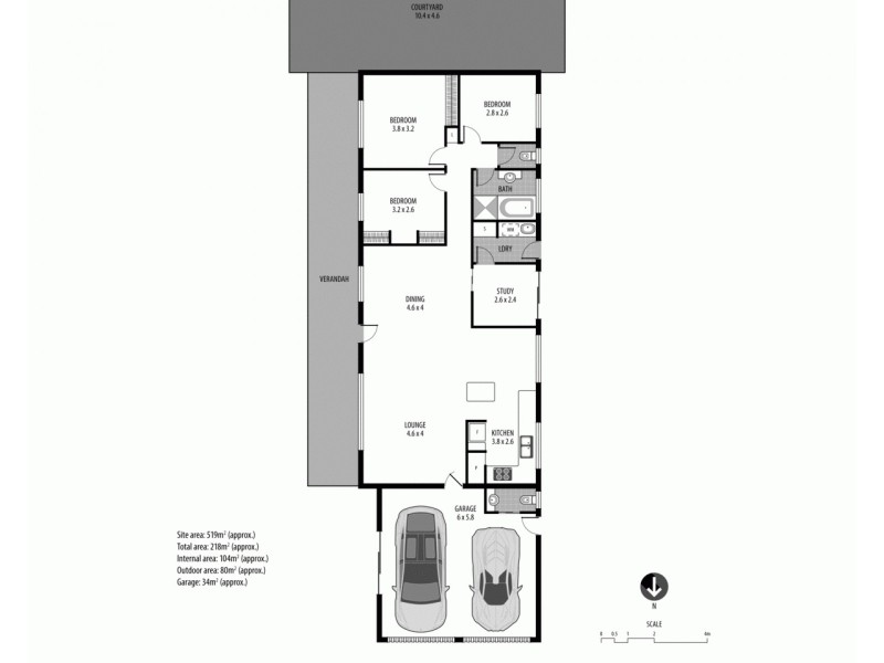 40 Lakala Avenue, Springfield NSW 2250 Floorplan