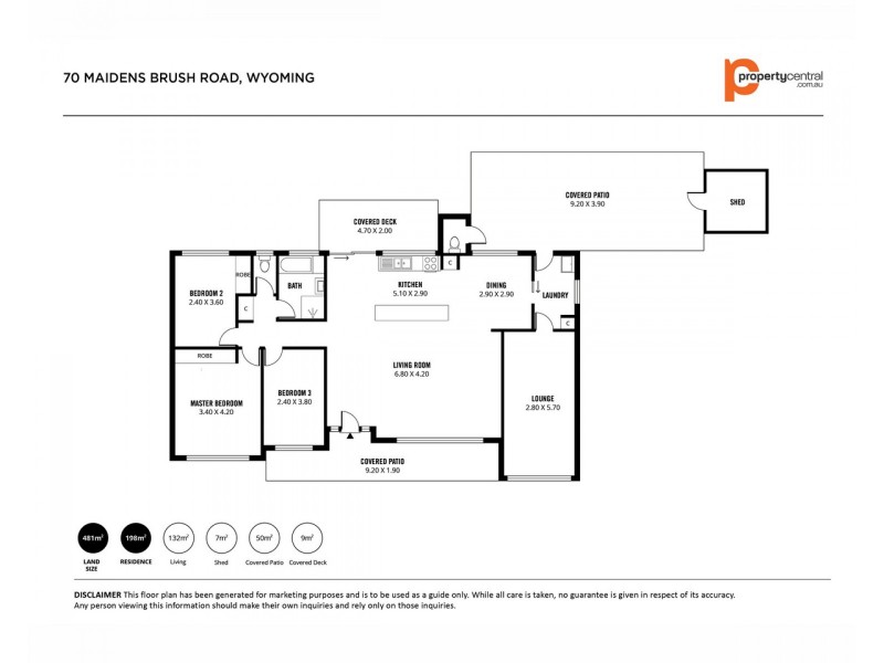 70 Maidens Brush Road, Wyoming NSW 2250 Floorplan