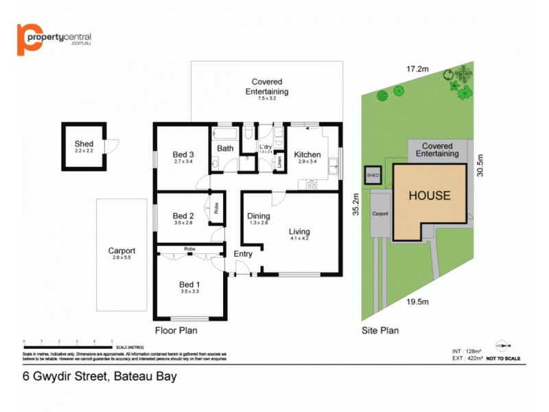 6 Gwydir Street, Bateau Bay NSW 2261 Floorplan