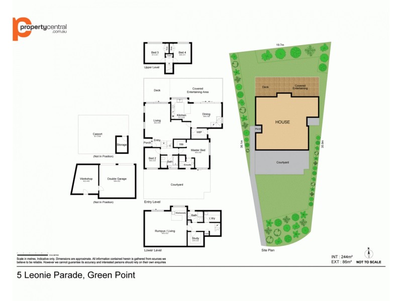 5 Leonie Parade, Green Point NSW 2251 Floorplan
